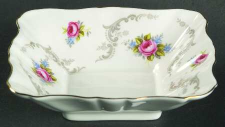 Tranquillity Small Square Sweet Meat Dish by Royal Albert