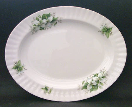 Trillium 13" Oval Serving Platter