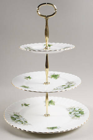 Trillium 13 7/8"-14 1/4" 3-Tiered Serving Tray(DP,SP,BB) HC