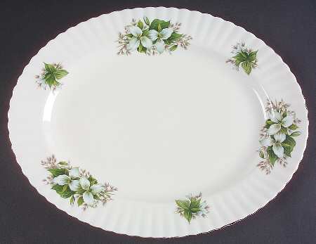 Trillium 15" Oval Serving Platter