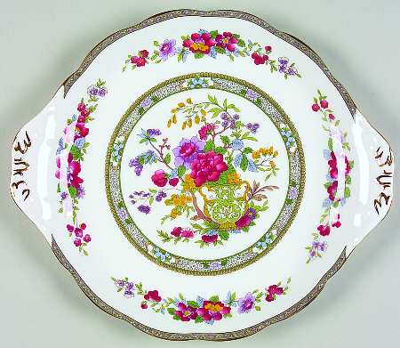 Tree of Kashmir Handled Cake Plate