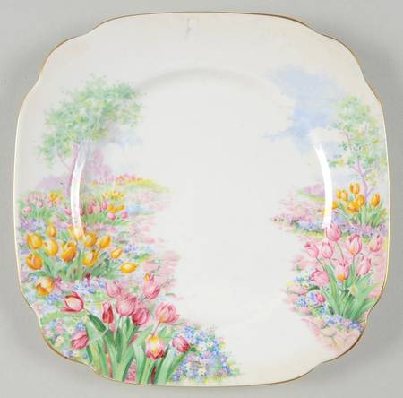 Tulip Square Salad Plate