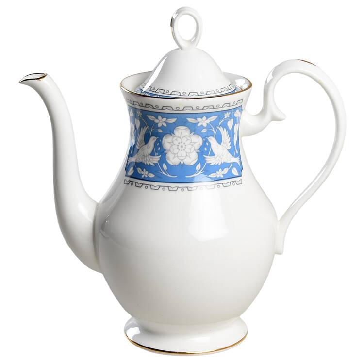 Tudor Rose Coffee Pot & Lid