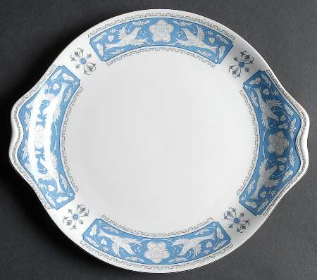 Tudor Rose Handled Cake Plate