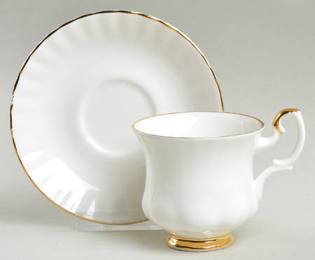 Val D'Or Footed Demitasse Cup & Saucer Set