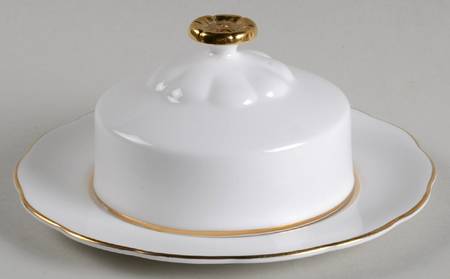 Val D'Or Round Covered Butter