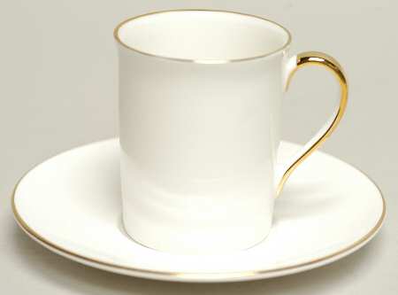 Val D'Or Flat Demitasse Cup & Saucer Set