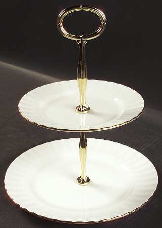 Val D'Or 2-Tiered Serving Tray (Salad & Bread/Butter Plate)