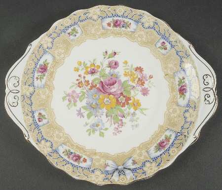 Valentine Handled Cake Plate