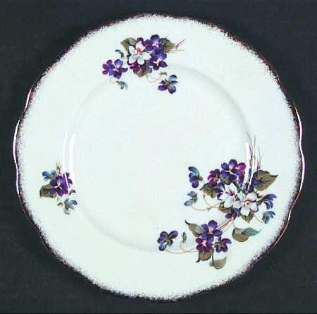 Violets For Love Salad Plate