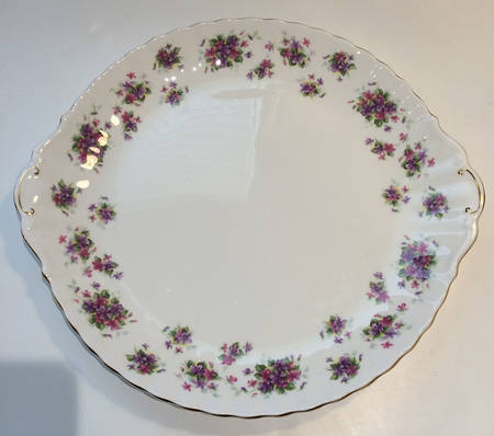 Violetta Handled Cake Plate