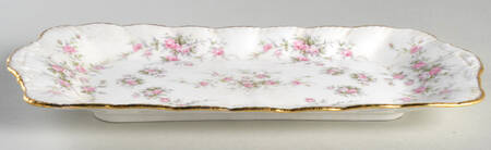 Victoriana Rose (Elizabeth Shape) 12" Sandwich Tray