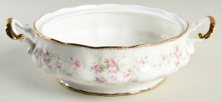 Victoriana Rose (Elizabeth Shape) Round Vegetable No Lid