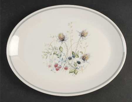 Wild Briar 13" Oval Serving Platter