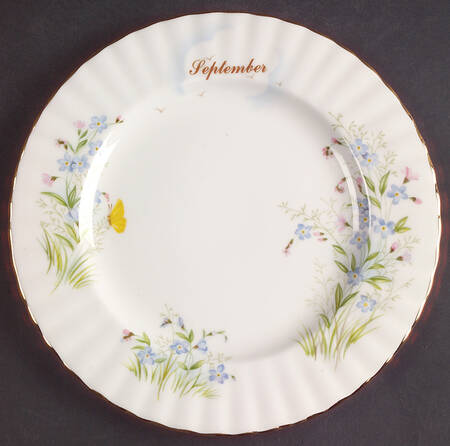 Wild Flower of The Month Salad Plate