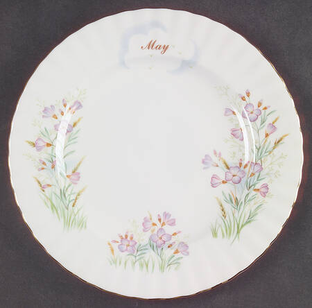 Wild Flower of The Month Salad Plate