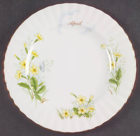 Wild Flower of The Month Salad Plate