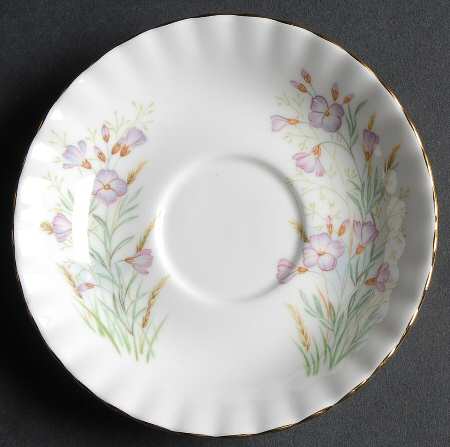 Wild Flower of The Month Saucer for Footed Cup