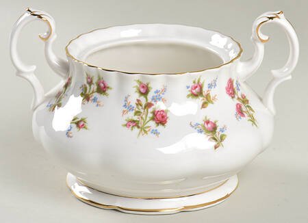 Winsome (White Background) Sugar Bowl No Lid