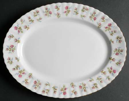 Winsome (White Background) 12" Oval Serving Platter