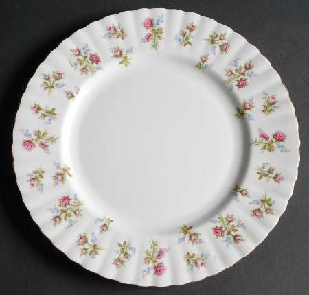Winsome (White Background) Luncheon Plate by Royal Albert