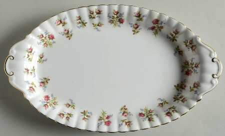 Winsome (White Background) Tray for Creamer & Open Sugar