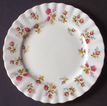 Winsome (White Background) Bread & Butter Plate by Royal Albert