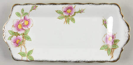 Wild Rose Tray for Creamer & Sugar with Lid