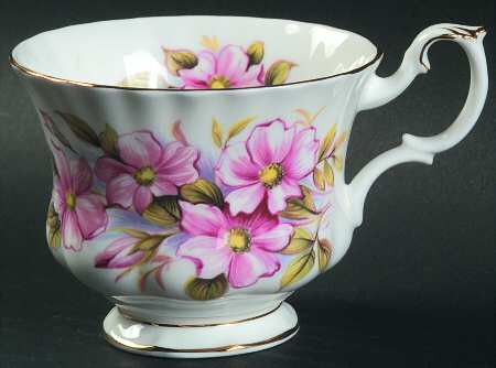 Wild Rose Footed Cup