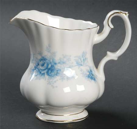 Windsor Rose Blue Creamer