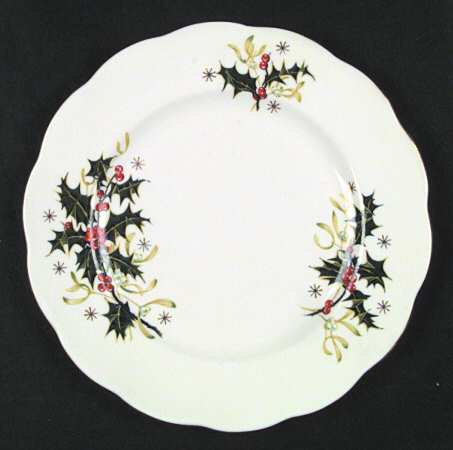 Yuletide (Scalloped) Salad Plate