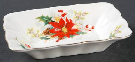 Yuletide (Fluted and Ribbed) Rectangular Sweet Meat Dish