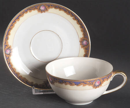Beverly Flat Cup & Saucer Set by Royal Bayreuth