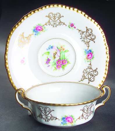 Chatham Flat Cream Soup Bowl & Saucer Set