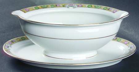 The Dover Gravy Boat with Attached Underplate