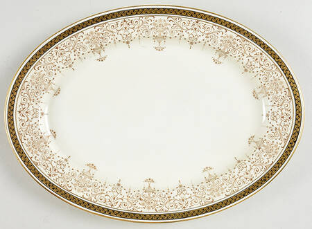 Empress Jesephine 12" Oval Serving Platter