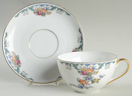 Franklin Flat Cup & Saucer Set