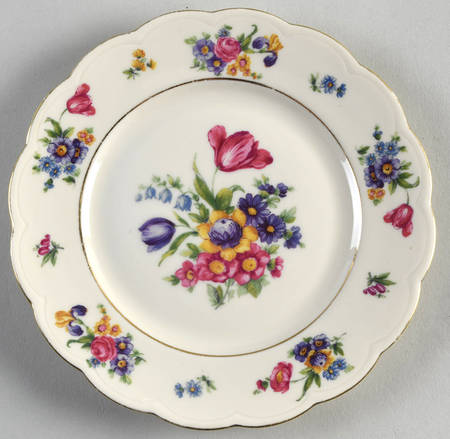 Garden Flowers Bread & Butter Plate