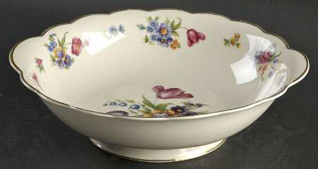 Garden Flowers 10" Round Vegetable Bowl