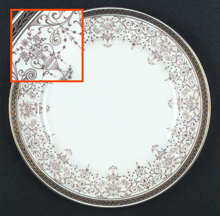 The Lady Hamilton Salad Plate