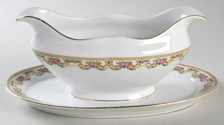 ROB11 Gravy Boat with Attached Underplate
