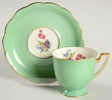 ROB150 Footed Demitasse Cup & Saucer Set