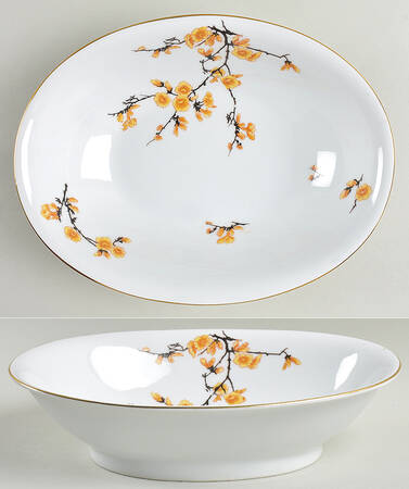 ROB19 9" Oval Vegetable Bowl