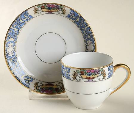 ROB29 Flat Demitasse Cup & Saucer Set