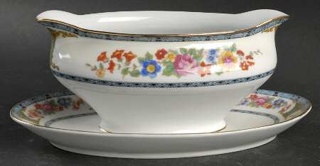 Mentone Gravy Boat with Attached Underplate