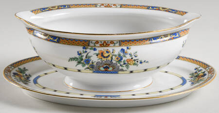 ROB59 Gravy Boat with Attached Underplate