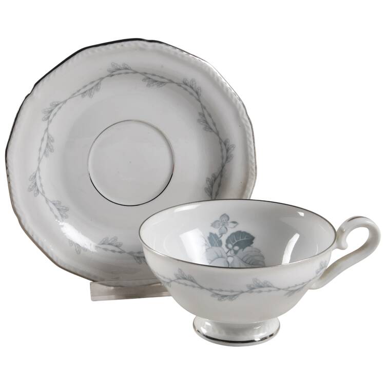 ROB64 Footed Cup & Saucer Set