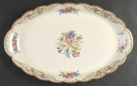 The Rosalie 16" Oval Serving Platter