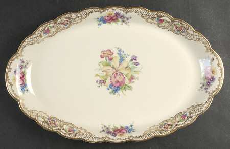 The Rosalie 16" Oval Serving Platter