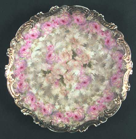 Rose Tapestry Plate Wall